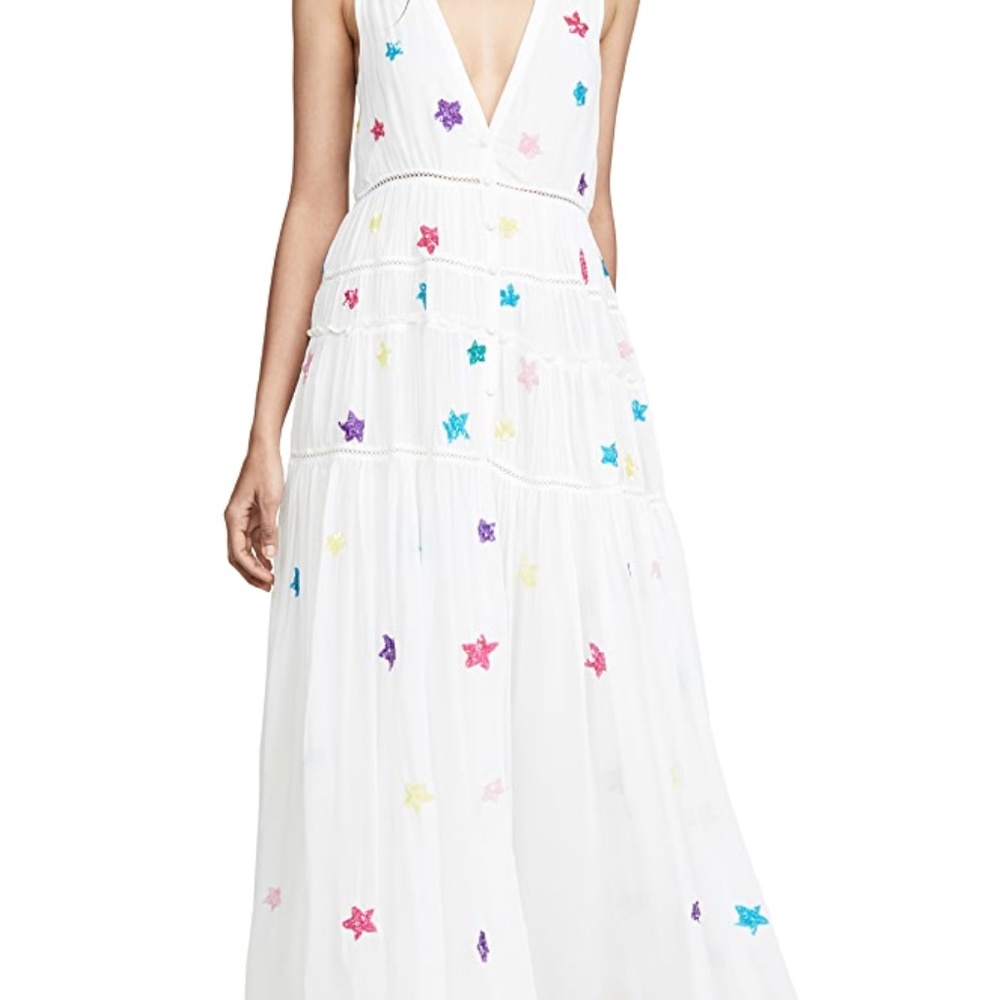 Rococo sand sleeveless star dress
